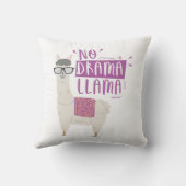 紫色戯曲ラマ無し クッション (裏面)