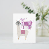 紫色戯曲ラマ無し シーズンポストカード (スタンド正面)