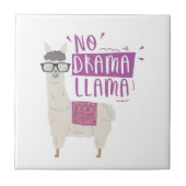 紫色戯曲ラマ無し タイル (正面)