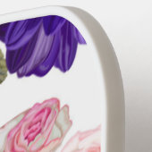 紫色日本のの花漬け玉 ピックルボールラケット (左詳細)