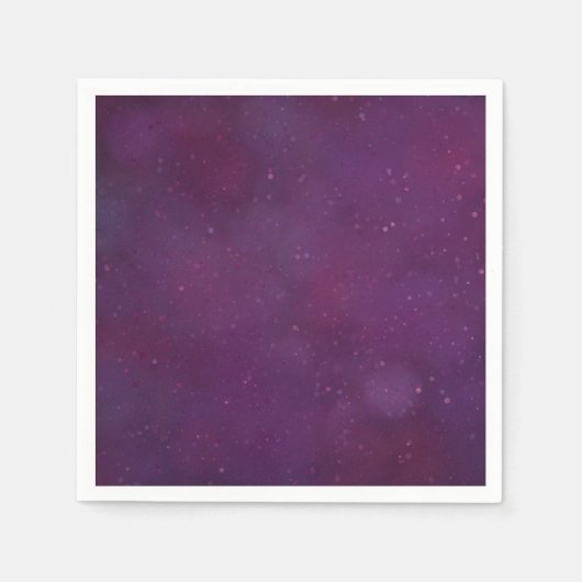 紫色星空 スタンダードカクテルナプキン (正面)