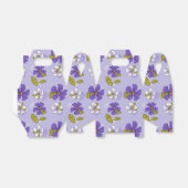 紫色春の花柄 フェイバーボックス (折り畳みなし)