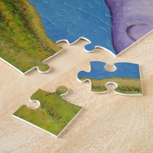 紫色牛 ジグソーパズル (側面)