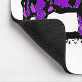 紫色牛 マウスパッド (コーナー)