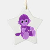 紫色猿 セラミックオーナメント (右)