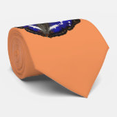 紫色皇帝蝶 ネクタイ (ロール)