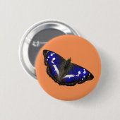 紫色皇帝蝶 缶バッジ (正面&裏面)