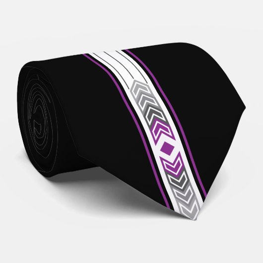 紫色神聖な場所 ネクタイ (ロール)