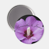 紫色绣球花近景婚礼 マグネット (正面/裏面)