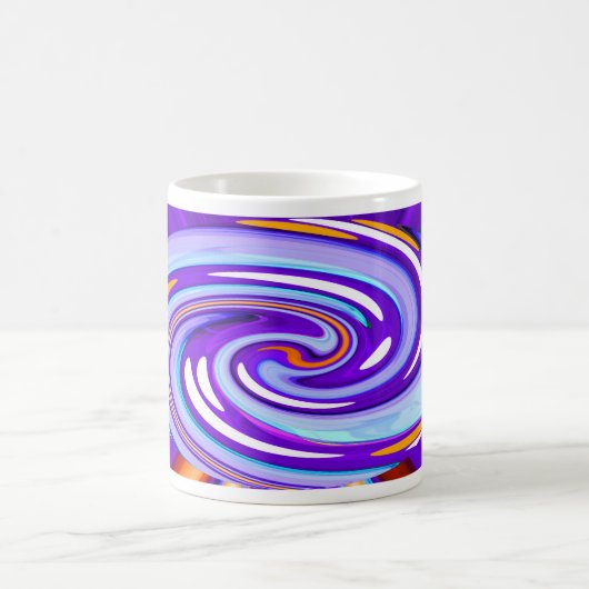 紫色艺术 コーヒーマグカップ (中央)