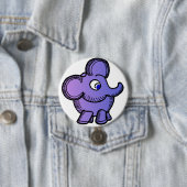 紫色象 缶バッジ (インサイチュ)