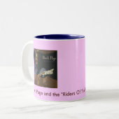 紫色賢人のライダー ツートーンマグカップ (正面左)