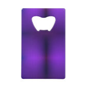 紫色金属名刺，带开瓶器 クレジットカード栓抜き (正面)