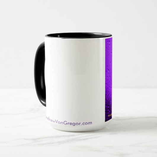 紫色雨(Bb add9) マグカップ (正面左)