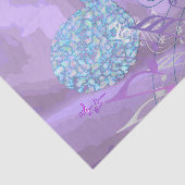 紫色音楽ノートの抽象的なティッシュペーパーか1枚のシート 薄葉紙 (詳細)