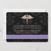 紫色骨症薬DO学校卒業 招待状 (裏面)