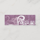 紫色 スキニー名刺 (裏面)