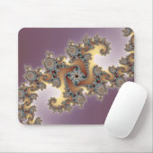 紫色-フラクタル マウスパッド (マウス)