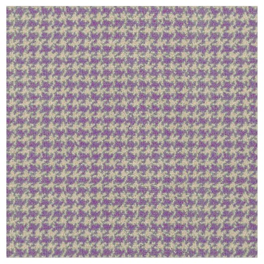 紫色、千鳥格子のなプラム紫色 ファブリック (クローズアップ)
