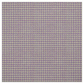 紫色、千鳥格子のなプラム紫色 ファブリック (見本)