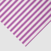紫色、白およびピンクのストライプ 薄葉紙 (詳細)