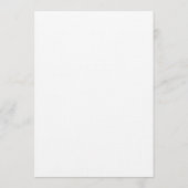 紫色、青の孔雀の結婚式メニュー メニュー (裏面)