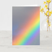 紫色 黄色 蓝色 红色 彩虹 カード (黄色い花)