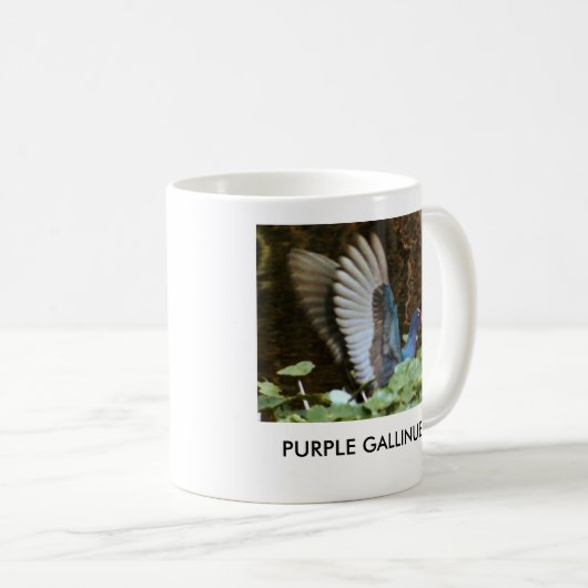 紫色GALLINULEのマグ コーヒーマグカップ (正面右)