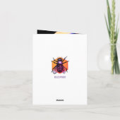 紫色PCB基板、電子部品プリント回路 サンキューカード (裏面)