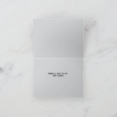 紫花かわいらし写真アート サンキューカード (内部)
