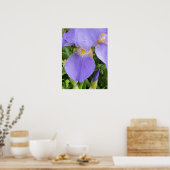 紫花かわいらし写真 ポスター (キッチン)