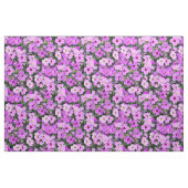紫花かわいらし抽象芸術 ファブリック (ファットクウォーター)