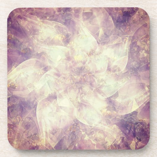 紫花かわいらし曼荼羅 コースター (正面)