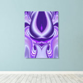 紫花の夢 キャンバスプリント (インサイチュ (ウッドフロア))