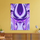 紫花の夢 キャンバスプリント (インサイチュ (リビング))