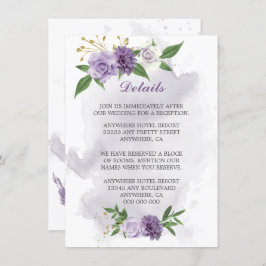 紫花の緑の詳細 エンクロージャーカード