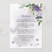 紫花の緑の詳細 エンクロージャーカード (正面)