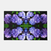 紫花びら ドアマット (正面)