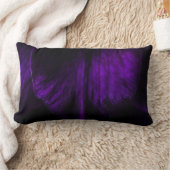 紫花びら ランバークッション (ブランケット)