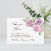 紫花サンキューカード、お願い サンキューカード (スタンド正面)