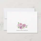 紫花サンキューカード、お願い サンキューカード (裏面)