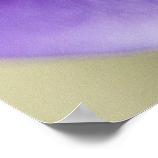 紫花ポスター ポスター (角)