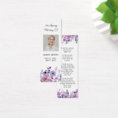 紫花写真葬祭記念しおり (デスク)