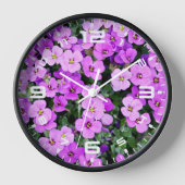 紫花園 壁時計 (正面)
