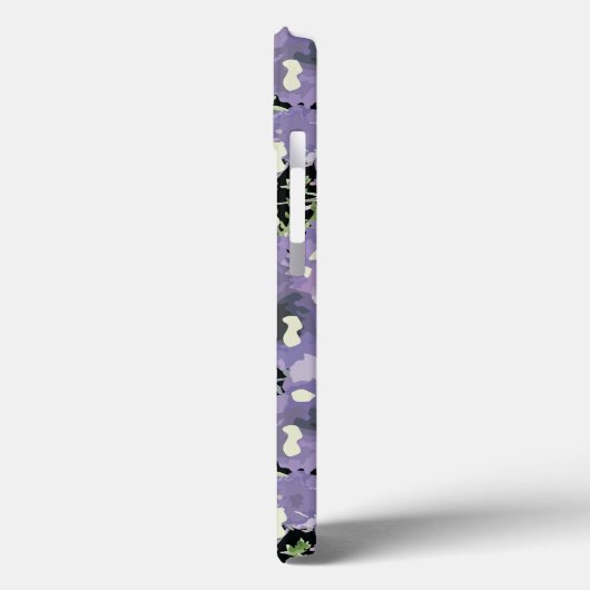 紫花柄 Case-Mate iPhoneケース (裏面 / 左)