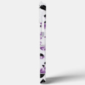 紫花柄 Case-Mate iPhoneケース (裏面 / 左)