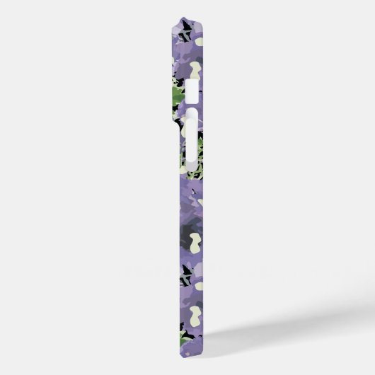 紫花柄 Case-Mate iPhoneケース (裏面 / 左)