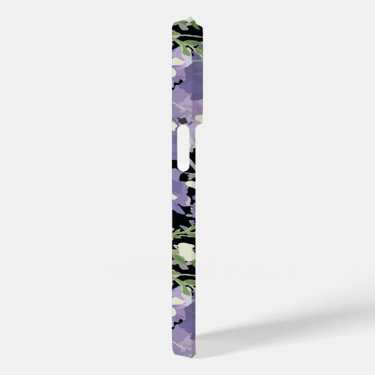 紫花柄 Case-Mate iPhoneケース (裏面 / 右)