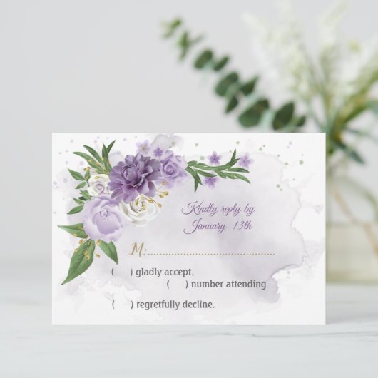 紫花植物学 出欠カード (スタンド正面)