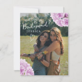 紫花水彩花嫁の提案 ノートカード (正面)